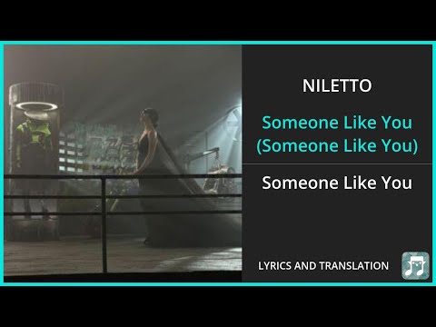 NILETTO - Someone Like You (Someone Like You) Lyrics English Translation - Russian and English