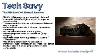 Yamaha R-N800A Review | Best Hi-Fi Network Receiver with DAC &amp; Phono(Model R-N800A)