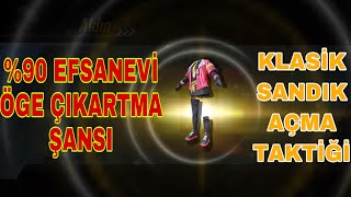 Klasi̇k Sandik Açma Takti̇ği̇