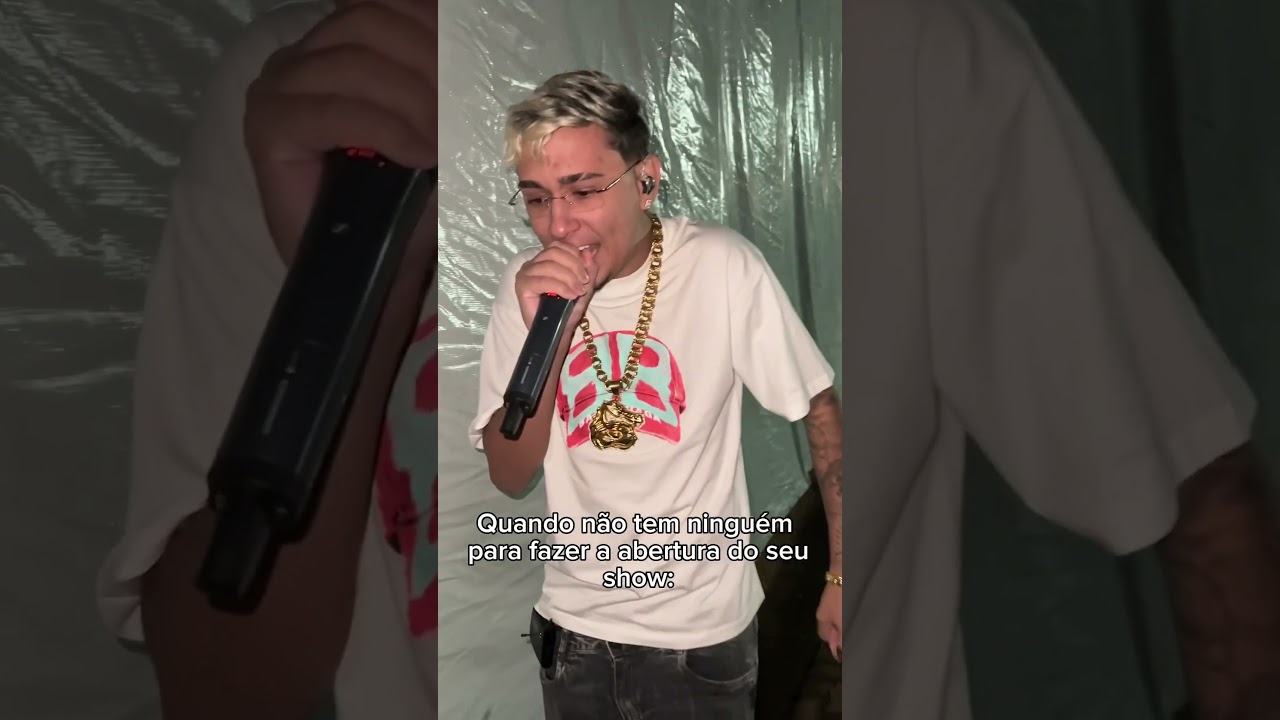 Mc jacaré faz sua própria abertura kkkkk