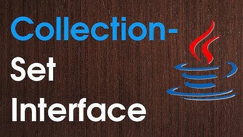 Set Interface in java