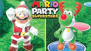 Christmas Mario Party Superstars Santa Mario Vs Reindeer Yoshi Vs Elf Waluigi Vs Grinch Dk Mod