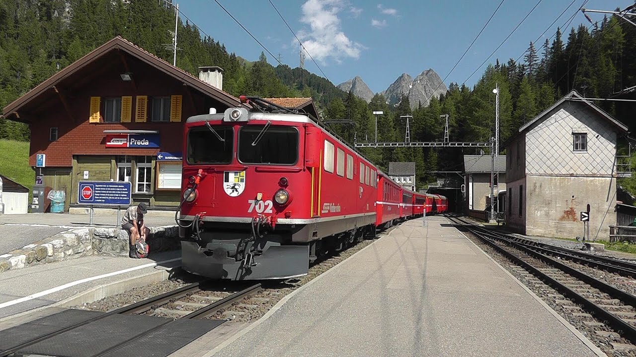 Rhätische Bahn 2013 Teil 1 Albulabahn YouTube