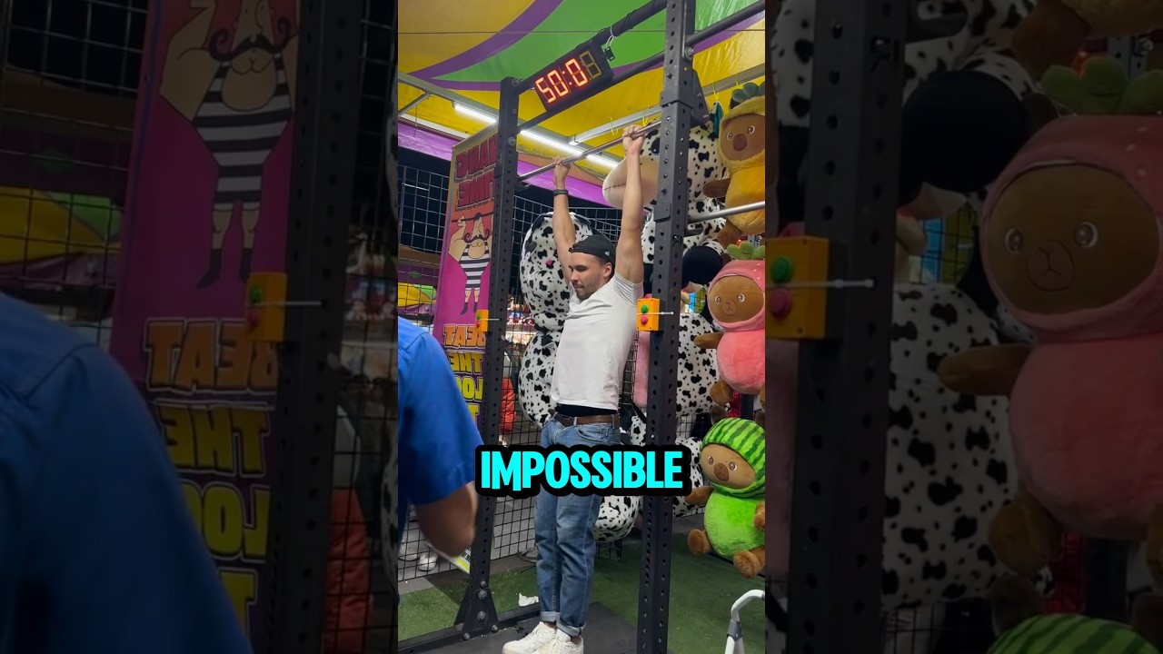 He Used GLUE to Win the Bar Hang Challenge 😂 