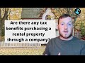 Are there any tax benefits purchasing a rental property through a limited company? (Ireland)