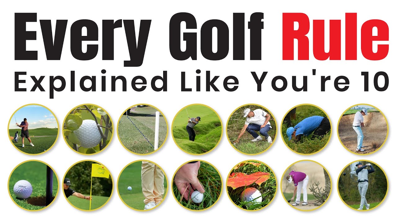 Every Golf Rule Explained Like You’re 10 (No Jargon, Just Golf ✅)

Golf rules can feel confusing—but they don’t have to be. In this video I break down the most important rules in plain English so you know what to do on the course, avoid penalty strokes, and keep your round moving. Perfect for beginners, juniors, and any golfer who wants a quick, clear refresher.

What you’ll learn (fast & simple):

Teeing Off — where you can and can’t tee it 🔺
Play It As It Lies — what’s allowed… and what’s not
Out of Bounds vs. Lost Ball — stroke & distance made easy
Penalty Areas (Red vs. Yellow) — the right drop options
Unplayable Lie — your 3 (and sometimes 4) choices
Bunkers — what you can touch, what you can’t 🏖️
Putting Green — marking, cleaning, repairing, spike marks
Flagstick — leave it in or take it out? Your call now
Dropping the Ball — knee-height, relief area, re-drop basics
Provisional Ball — how to save time the right way
Loose Impediments vs. Obstructions — free relief rules
Free Relief — cart paths, GUR, abnormal conditions
Ready Golf — when to play out of turn (and when not to)

Why this helps

Knowing the basics = fewer penalties, faster rounds, and less awkward “uh… what now?” moments with your group.

👍 Like if this cleared things up
🔔 Subscribe for simple, no-BS golf lessons every week
💬 Comment: Which rule confuses you most?