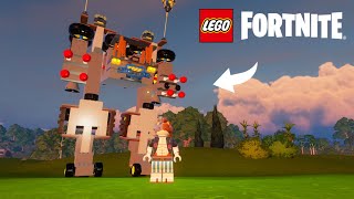 How to make a giant robot in Lego Fortnite