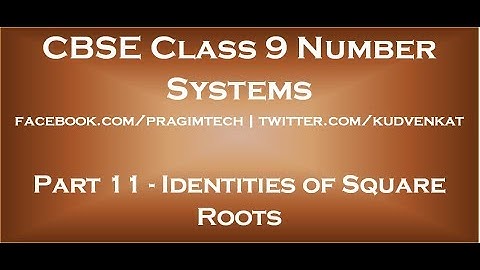 Identities of Square Roots