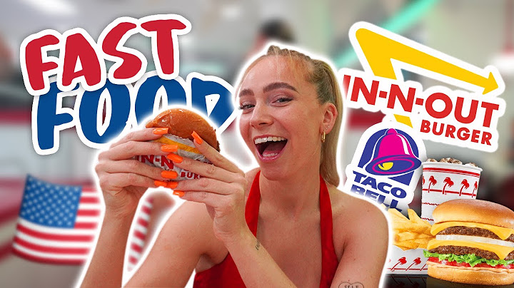 ALLE FASTFOOD LÄDEN IN DEN USA TESTEN! 🍔🇺🇸| CARAMELLA