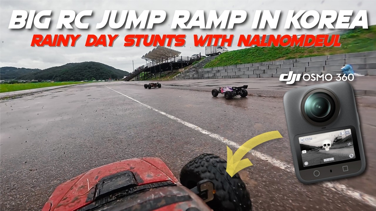 Biggest RC Car Jump Ramp in Korea | Epic RC Stunts with Nalnomdeul