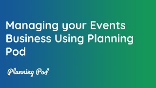 Event Management Software Overview - Planning Pod - Online Event Planning Software Demo screenshot 5