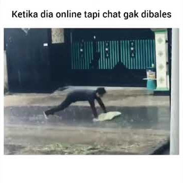 Story WA 'Ketika Chat Ga Di Bales'