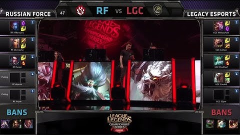 Russian Force vs Legacy | Game 2 Round 2 International Wild Card GamesCom 2014 LOL | RF vs LGC G5 RR