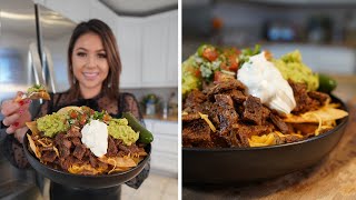 The Best CARNE ASADA SUPER NACHOS RECIPE