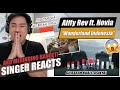 Alffy Rev - WONDERLAND INDONESIA (ft. Novia Bachmid) | SINGER REACTION