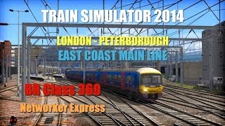 London King Cross - Hitchin (East Coast Main Line) Class 365 | TRAIN SIMULATOR 2014 | screenshot 3