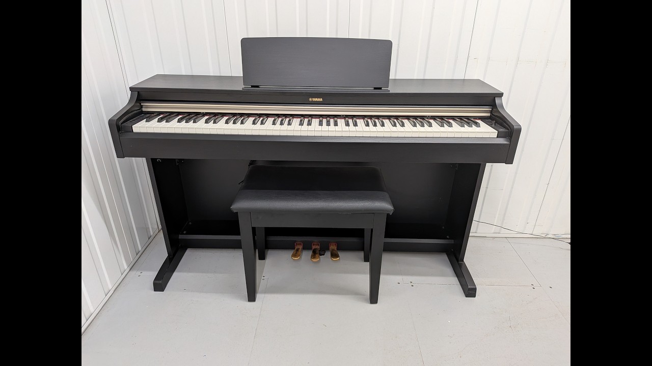 Yamaha Arius YDP-162 Digital Piano and stool in satin black Yamaha Arius YDP-162 Digital Piano and stool in satin black