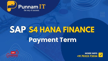 SAP S4 HANA Payment Term