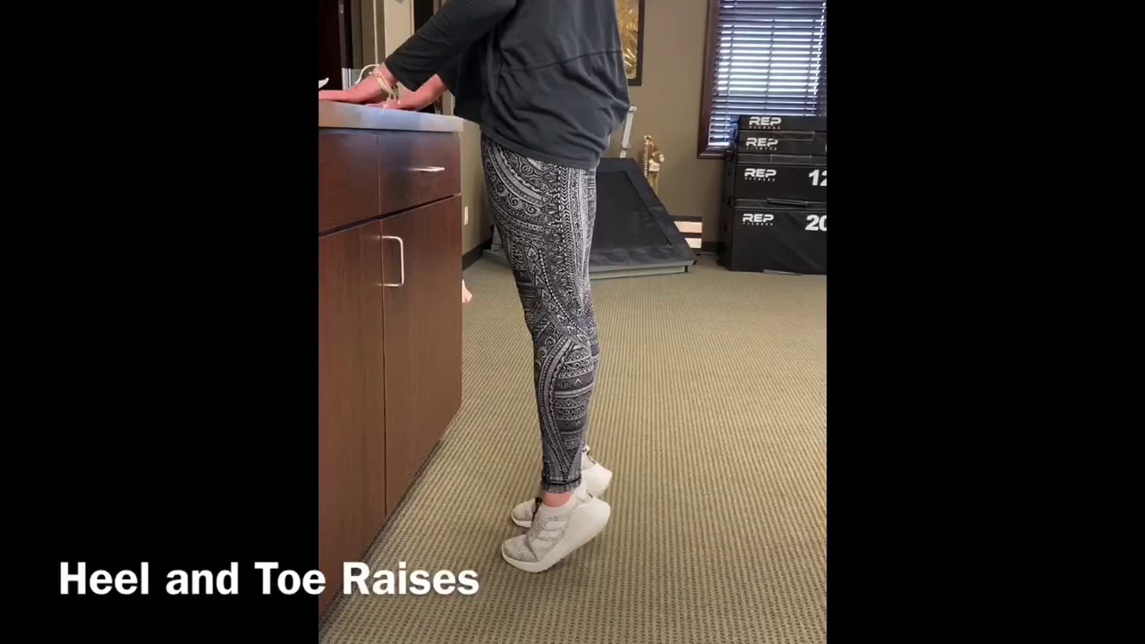 Heel/Toe raises Omaha Physical Therapy Institute YouTube