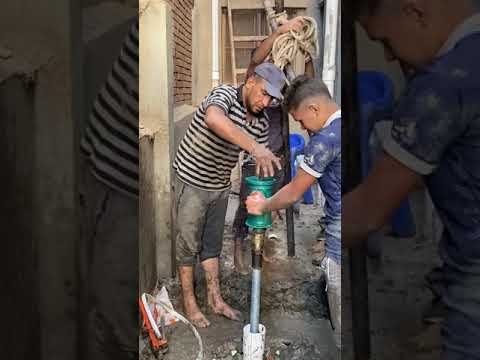 تأسيس طرمبة المياة فى الريف المصرى