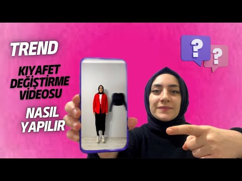 TREND KIYAFET DEĞİŞTİRME VİDEOSU | NASIL YAPILIR ? | Video edit | ufaktefek_gezintiler