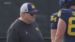 Michigan interim head coach Biff Poggi takes ZERO credit for Wolverines' win