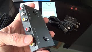 AV to HDMI Converter, with Switcher