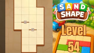 Sand Shape level 54 Walkthrough Solution 