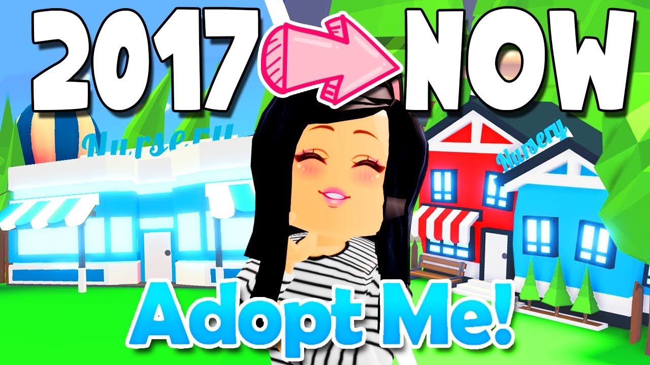 2017 Vs Now In Adopt Me Roblox Legacy Adopt Me 2017 Original Youtube - who made adopt me in roblox