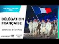 JO 2026 OUPS LA CHUTE Une Petite Glissade Pendant L Entrée De La Délégation Française 