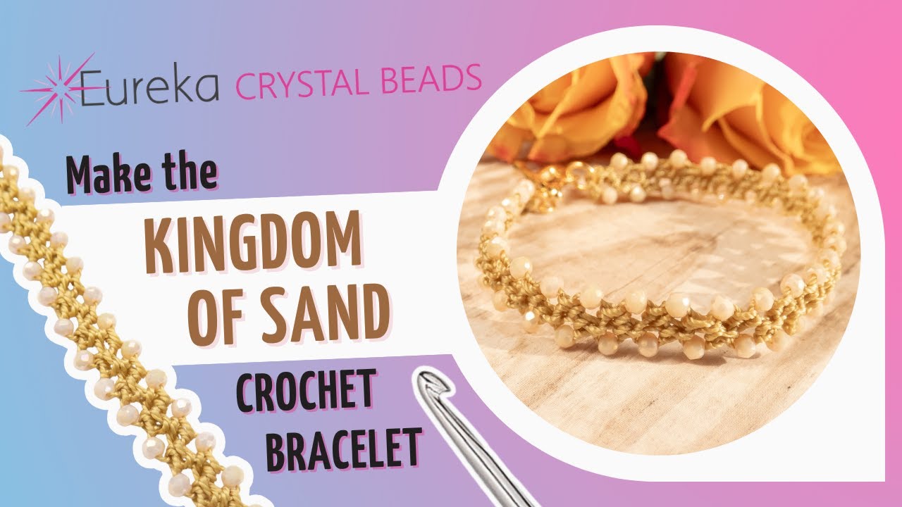 Learn How to Crochet a Zig-Zag Bracelet with Any Beads | Kingdom of Sand Bead Crochet Tutorial