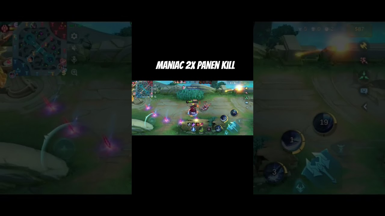maniac 2x alucard panen kill #mobilelegends #shorts #alucard