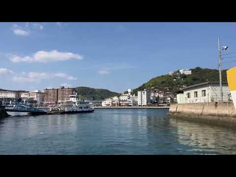 尾道・向島の渡し船。向島→尾道