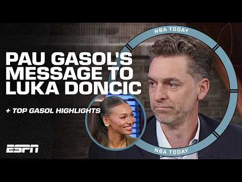 Pau Gasol's TOP PLAYS of his CAREER + Advice to Luka Doncic: ' This is your team' | NBA Today