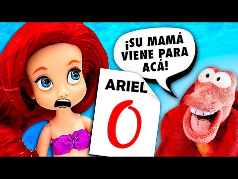 ❌ ¡La Sirenita SACA un 0 en el EXAMEN! │ La Sirenita Disney!