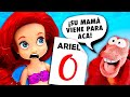 ❌ ¡La Sirenita SACA un 0 en el EXAMEN! │ La Sirenita Disney!