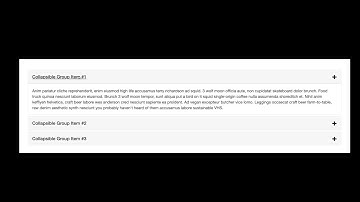 Curso Bootstrap - Componentes, collapse accordion