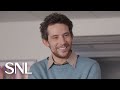 Josh O'Connor Surprises Sarah Sherman and Jeremy Culhane with a Gift - SNL
