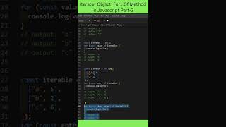 Details Must Know #javascript For...Of Method (Iterator Object) Part-2 #shorts #youtubeshorts #hindi News