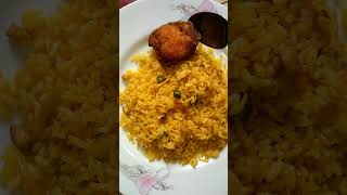 Yellow rice with fish fry?shorts