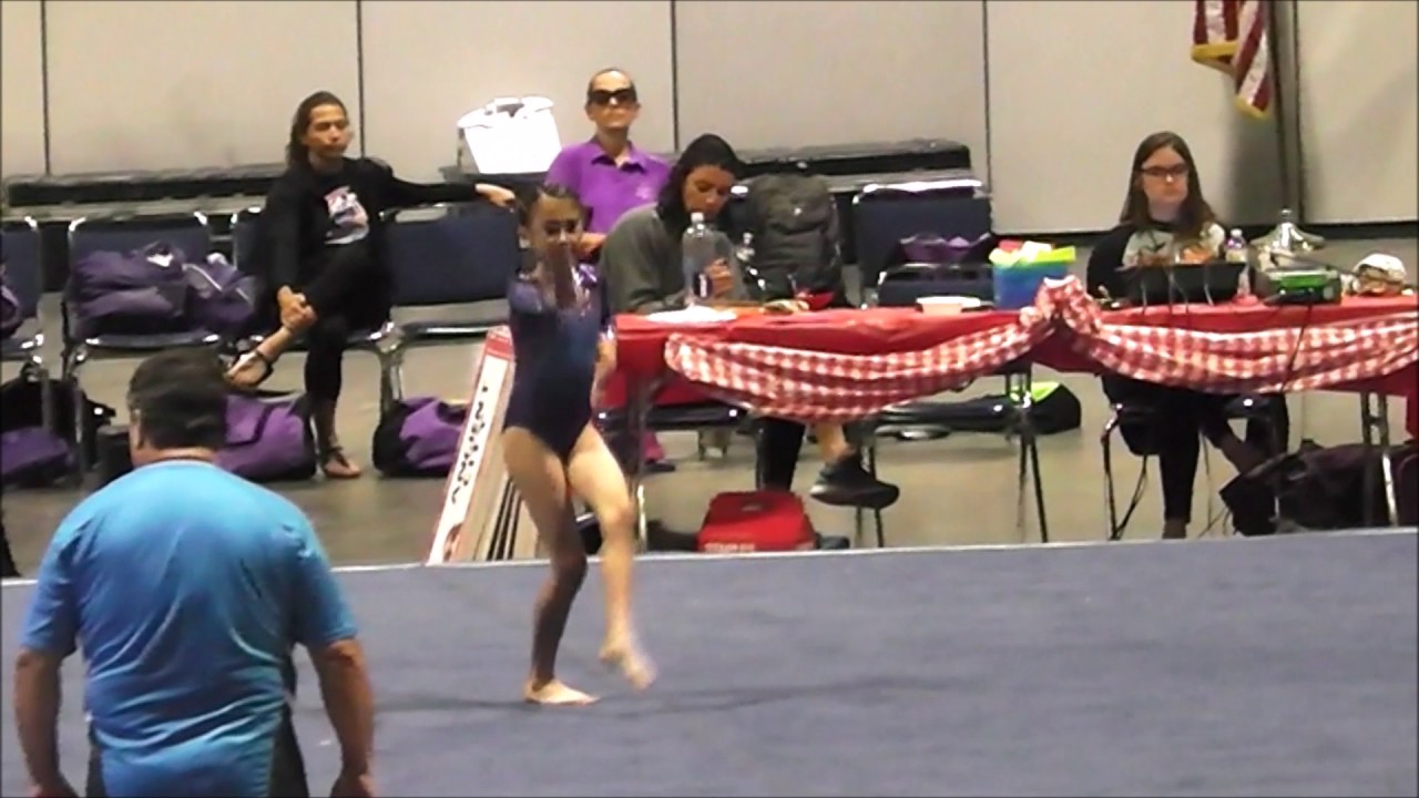 AAU Gymnastics Florida State Meet May 2017 Isabella XCEL Gold YouTube