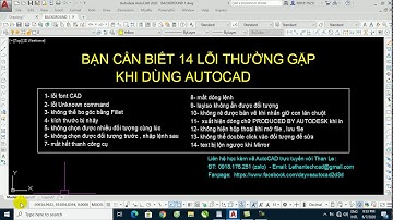 Cách xử lý 14 Lỗi AutoCad thường gặp bạn cần biết - Fix common autocad errors