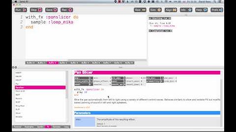 SonicPi - Lesson 16 - Challenge - Exploring Effects