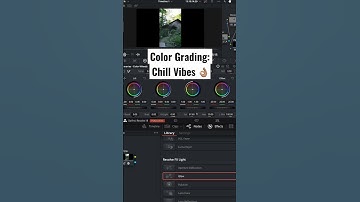 Color Grading in Davinci Resolve 18 - Chill Vibes #davinciresolve