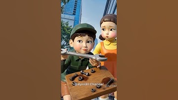 Squid Game AI Edible Chocolate Tools ASMR #squidgame #squidgame2 #ai #asmr