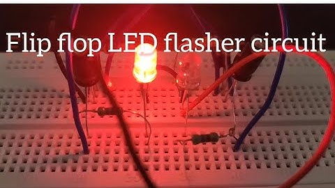 Flip-flop circuit using BC 547 | Breadboard tutorial | latch |