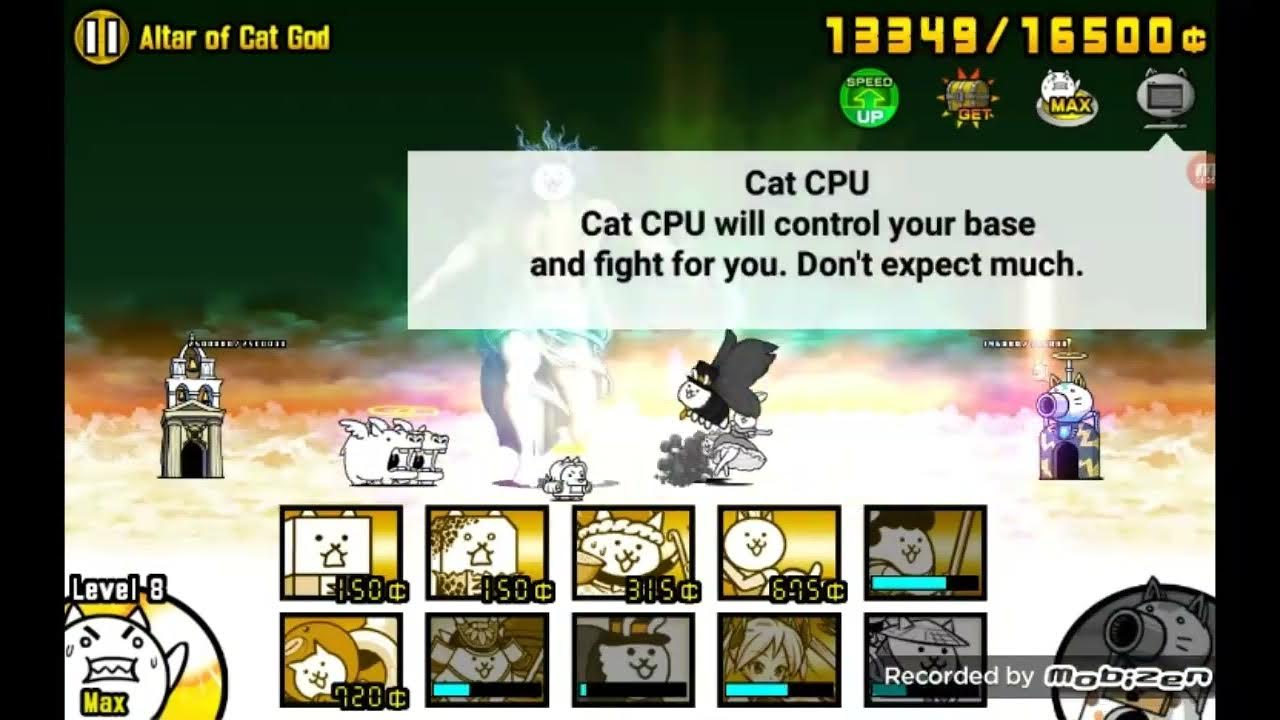 how to beat wrath of god/altar of cat god (no continue) battle cats