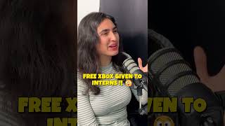Free XBOX Given To Microsoft Interns !! #shorts #podcast #uneditedwithatul #xbox #internship #facts