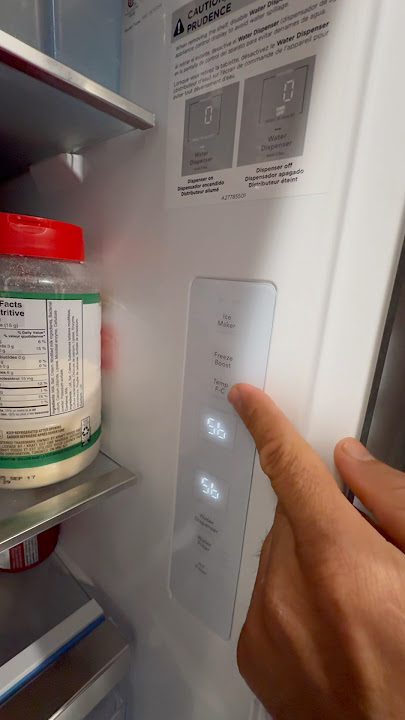 How to get rid of sabbath mode on Frigidaire fridge|sabbath mode Frigidaire fridge GRFN2023AF00