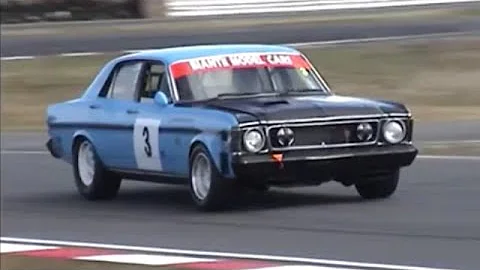 Brendon Diprose's awesome XW Falcon 351W Phase 2 GTHO replica Group N Historic Touring car